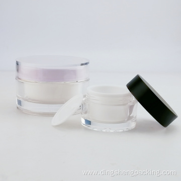 Plastic Acrylic Jar Round Eye Cream Jar